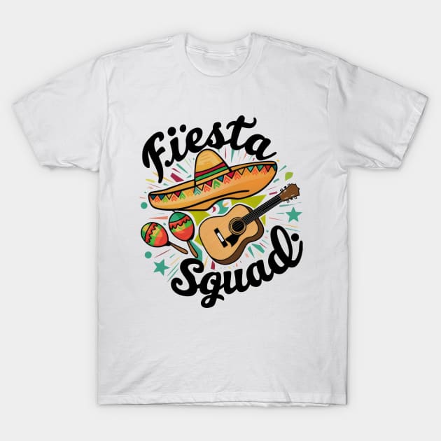 Fiesta Squad T-Shirt by Starart Designs